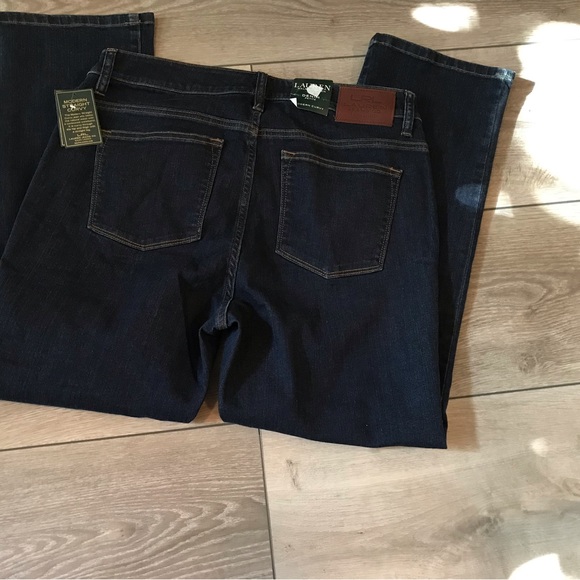 RALPH LAUREN DENIM JEANS 12P BSR - RINSE - MODERN CURVY - Picture 2 of 7